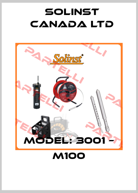 Model: 3001 – M100 Solinst Canada Ltd