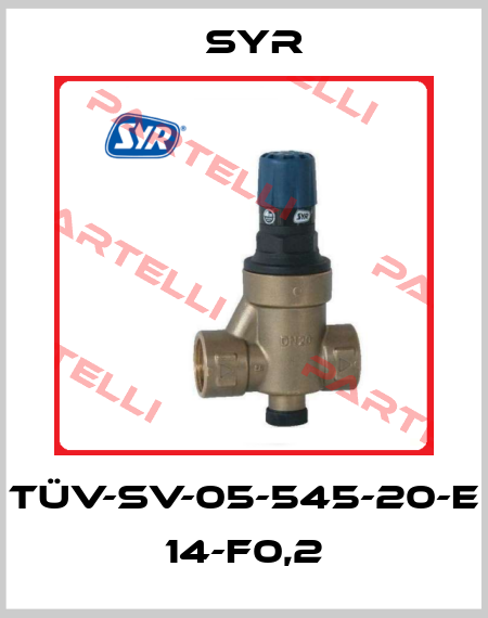 TÜV-SV-05-545-20-E 14-F0,2 Syr