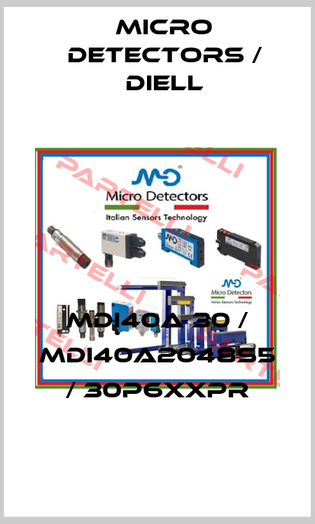 MDI40A 30 / MDI40A2048S5 / 30P6XXPR
 Micro Detectors / Diell