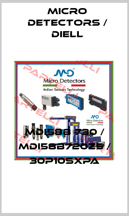 MDI58B 730 / MDI58B720Z5 / 30P10SXPA
 Micro Detectors / Diell