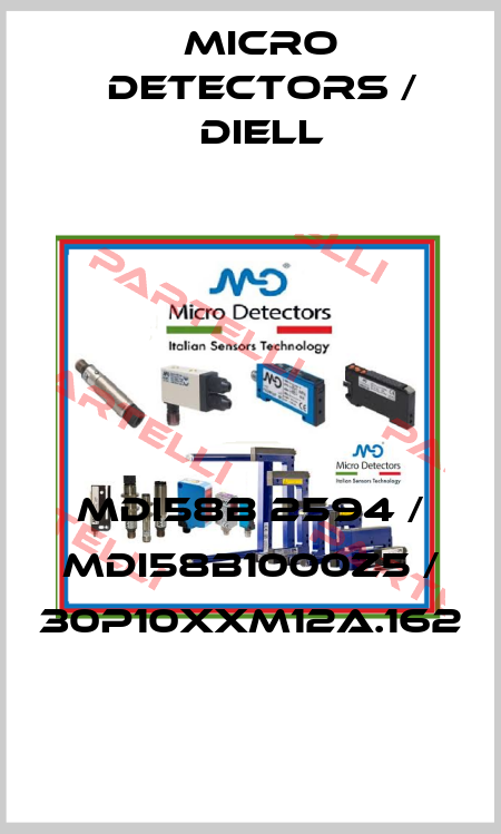 MDI58B 2594 / MDI58B1000Z5 / 30P10XXM12A.162
 Micro Detectors / Diell