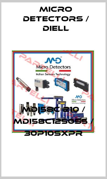 MDI58C 210 / MDI58C1250S5 / 30P10SXPR
 Micro Detectors / Diell