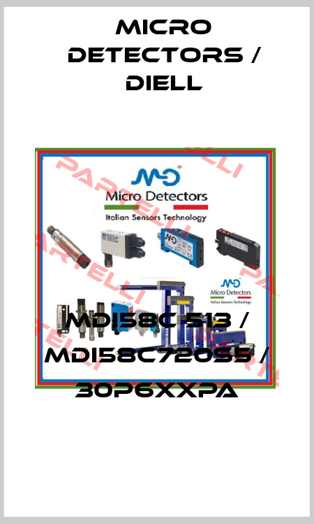 MDI58C 513 / MDI58C720S5 / 30P6XXPA
 Micro Detectors / Diell