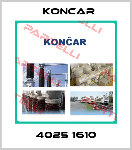 4025 1610 Koncar