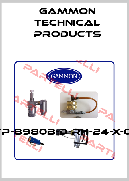 GTP-8980B-D-RH-24-X-0-0 Gammon Technical Products