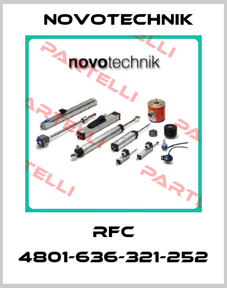 RFC 4801-636-321-252 Novotechnik