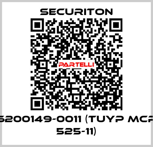 6200149-0011 (Tuyp MCP 525-11) Securiton