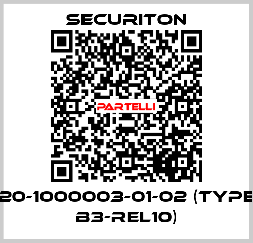 20-1000003-01-02 (Type B3-REL10) Securiton