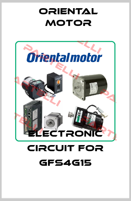 Electronic circuit for GFS4G15 Oriental Motor