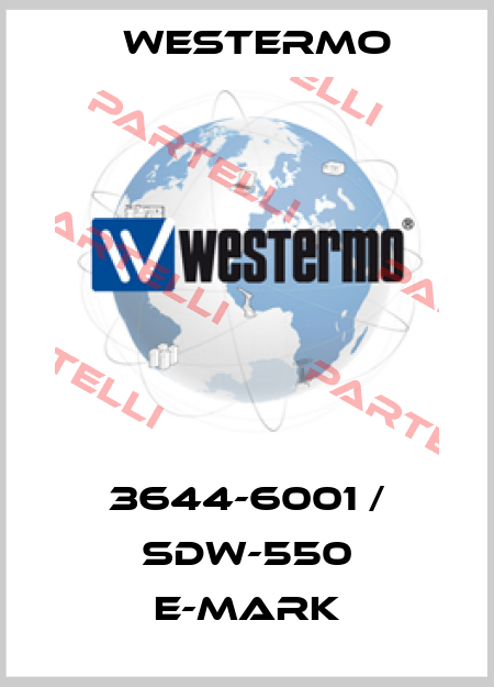 3644-6001 / SDW-550 E-mark Westermo