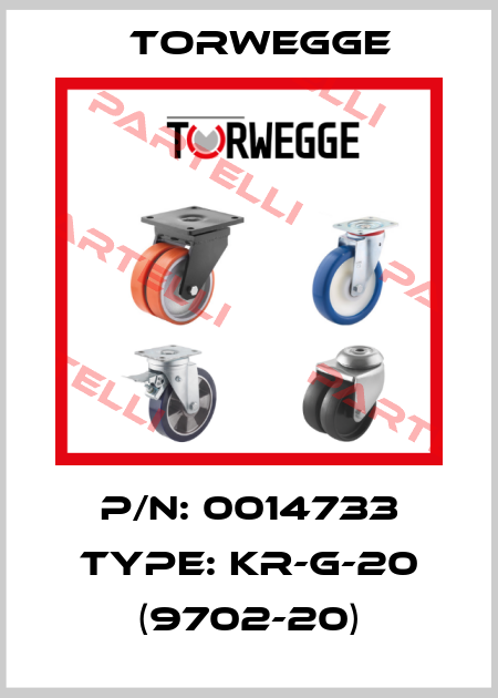 P/N: 0014733 Type: KR-G-20 (9702-20) Torwegge