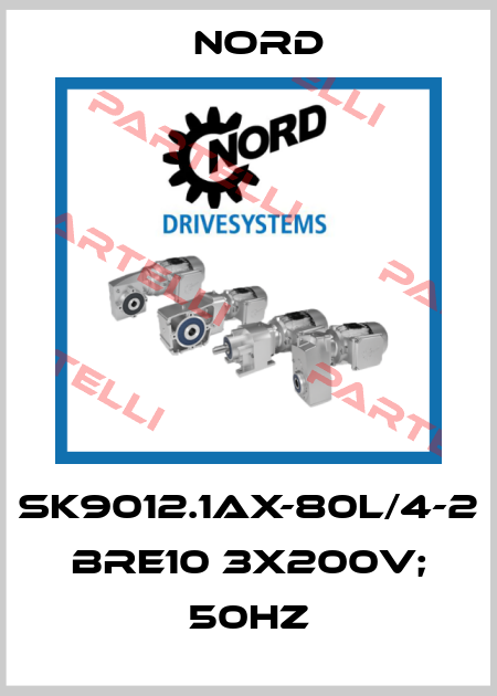 SK9012.1AX-80L/4-2 BRE10 3X200V; 50Hz Nord