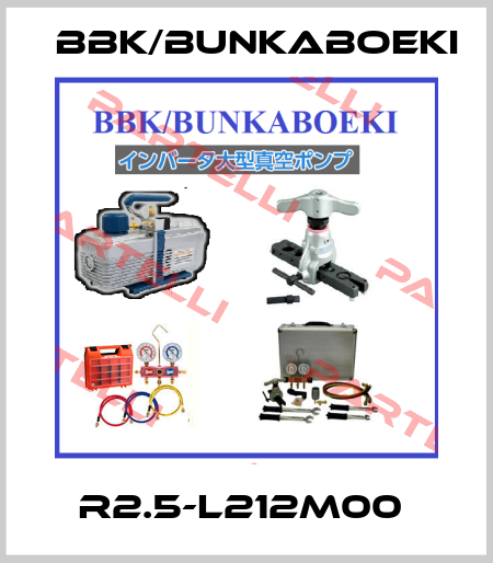 R2.5-L212M00  BBK/bunkaboeki