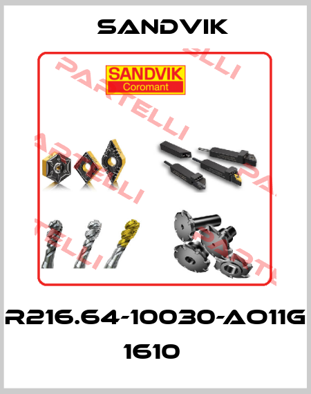 R216.64-10030-AO11G 1610  Sandvik