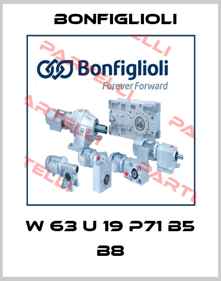 W 63 U 19 P71 B5 B8 Bonfiglioli