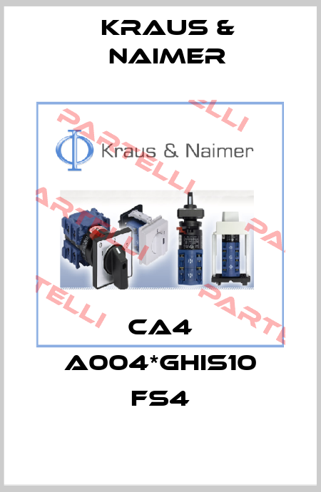 CA4 A004*GHIS10 FS4 Kraus & Naimer