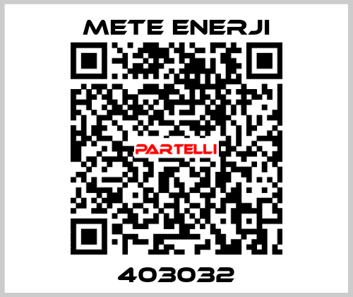 403032 METE ENERJI