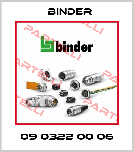 09 0322 00 06 Binder