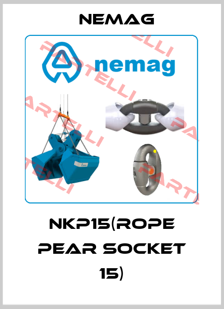 NKP15(ROPE PEAR SOCKET 15) NEMAG