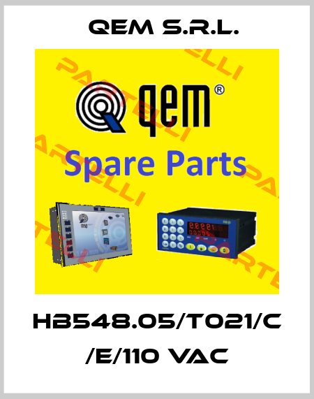 HB548.05/T021/C /E/110 Vac QEM