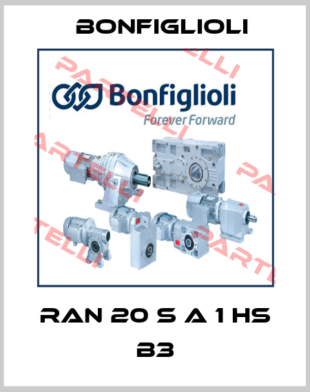 RAN 20 S A 1 HS B3 Bonfiglioli
