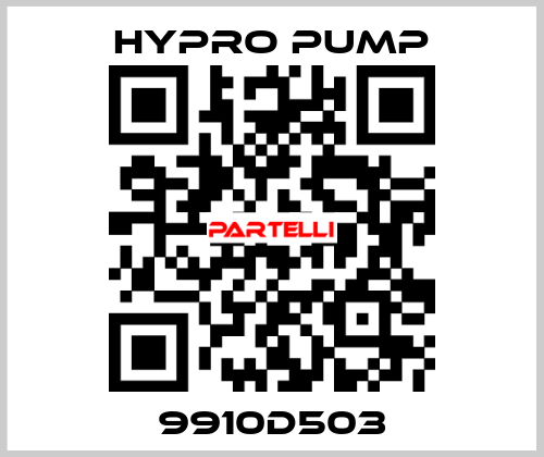 9910D503 Hypro Pump