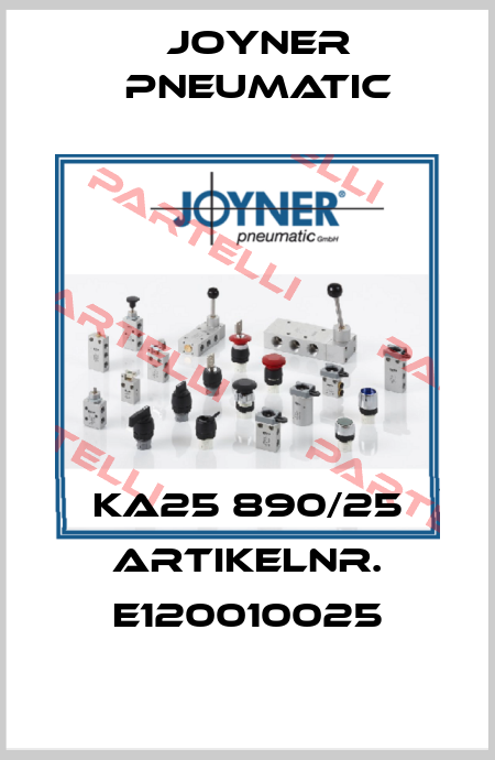 KA25 890/25 Artikelnr. E120010025 Joyner Pneumatic