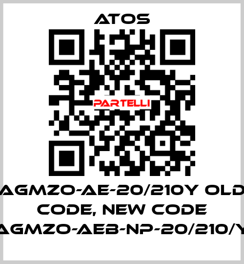 AGMZO-AE-20/210Y old code, new code AGMZO-AEB-NP-20/210/Y Atos