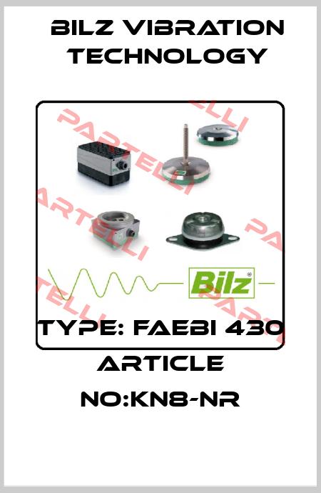 Type: FAEBI 430 Article No:KN8-Nr Bilz Vibration Technology