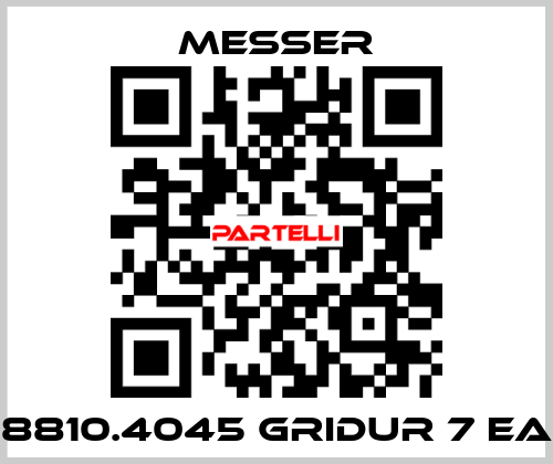 8810.4045 GRIDUR 7 EA Messer