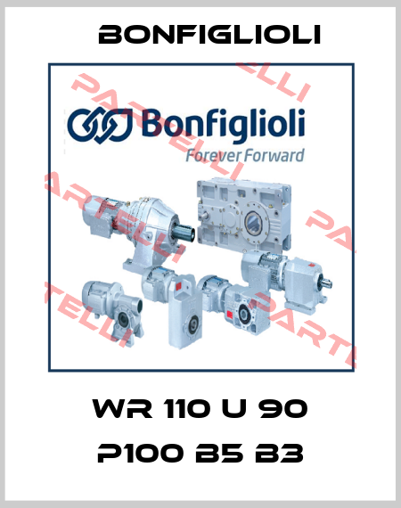 WR 110 U 90 P100 B5 B3 Bonfiglioli