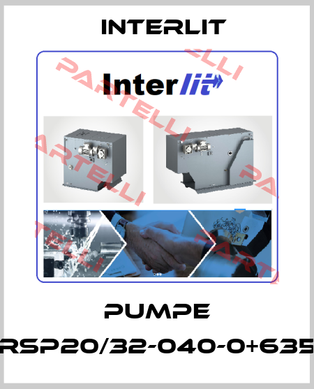 Pumpe RSP20/32-040-0+635 Interlit