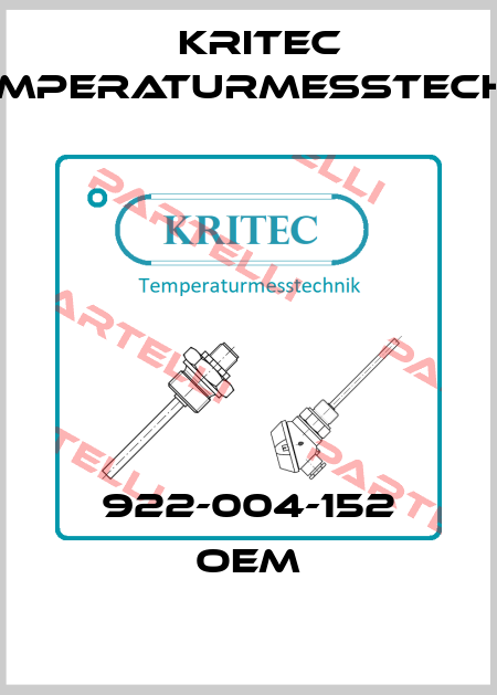 922-004-152 oem Kritec Temperaturmesstechnik