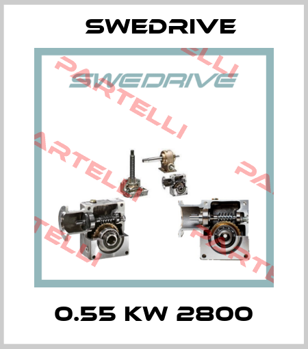 0.55 kW 2800 Swedrive