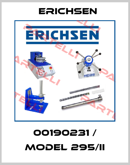 00190231 / Model 295/II Erichsen