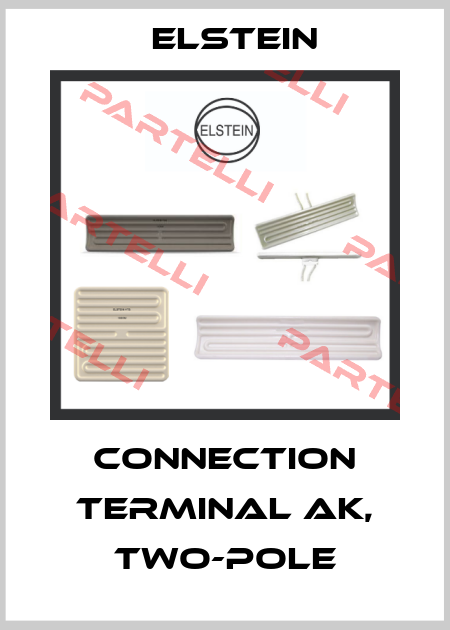 Connection terminal AK, two-pole Elstein