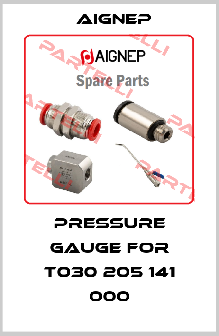 Pressure gauge for T030 205 141 000 Aignep
