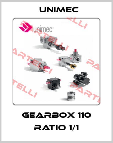 GEARBOX 110 Ratio 1/1 Unimec