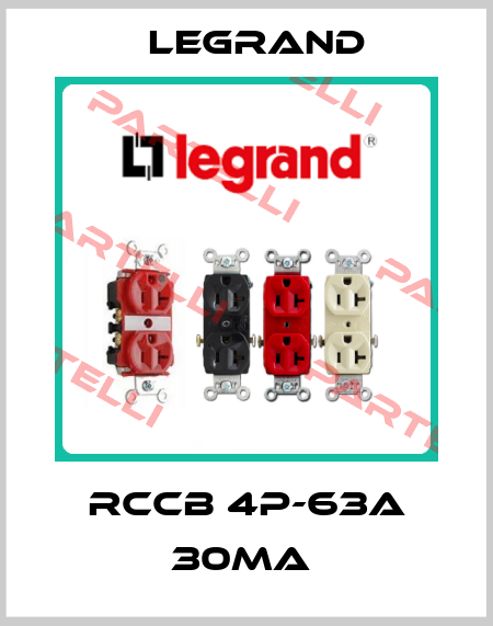 RCCB 4P-63A 30MA  Legrand