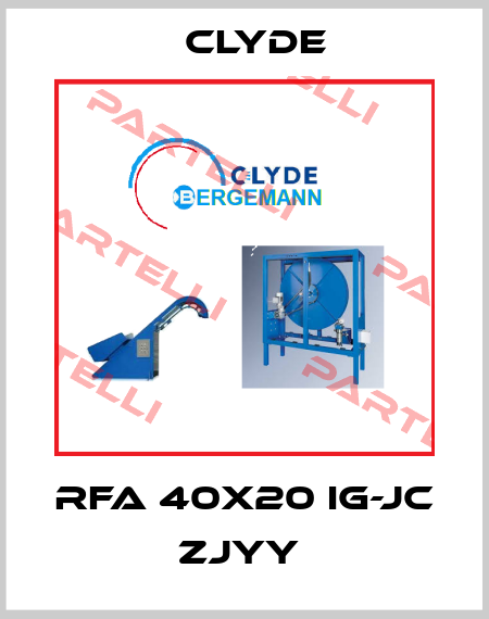 RFA 40X20 IG-JC ZJYY  Clyde Bergemann