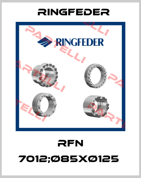 RFN 7012;Ø85XØ125  Ringfeder