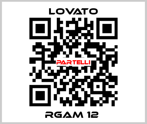 RGAM 12  Lovato