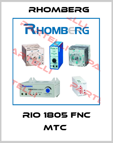RIO 1805 FNC MTC  Rhomberg Electronics