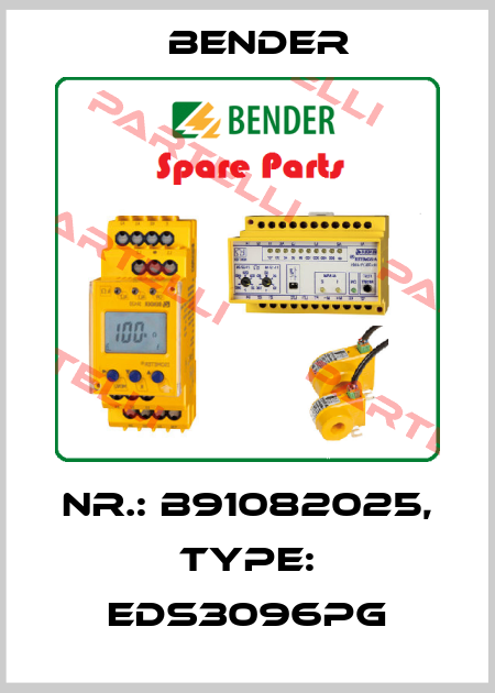 Nr.: B91082025, Type: EDS3096PG Bender