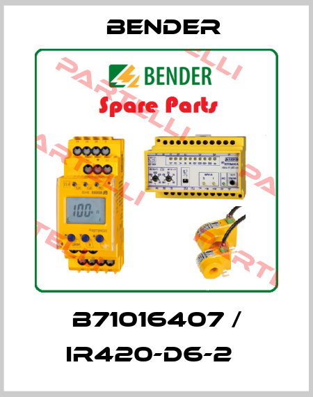 B71016407 / IR420-D6-2   Bender