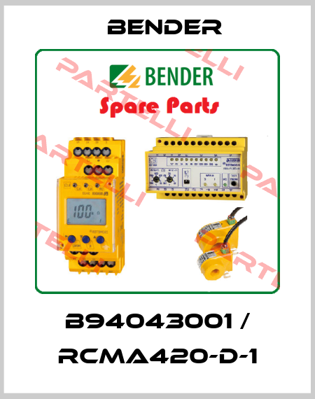 B94043001 / RCMA420-D-1 Bender