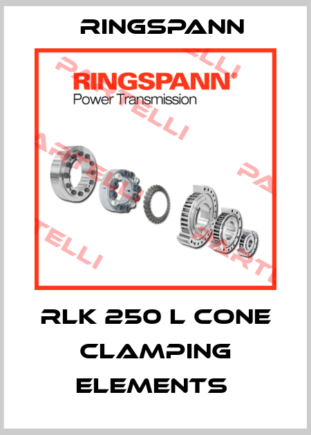 RLK 250 L CONE CLAMPING ELEMENTS  Ringspann