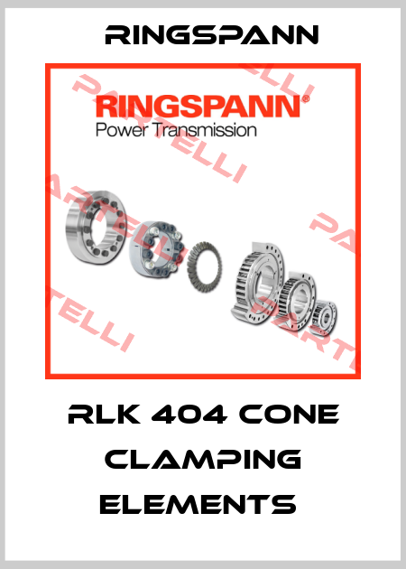 RLK 404 CONE CLAMPING ELEMENTS  Ringspann