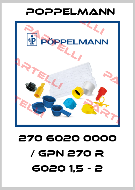 270 6020 0000 / GPN 270 R 6020 1,5 - 2 Poppelmann