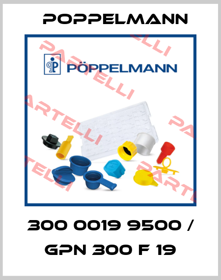300 0019 9500 / GPN 300 F 19 Poppelmann